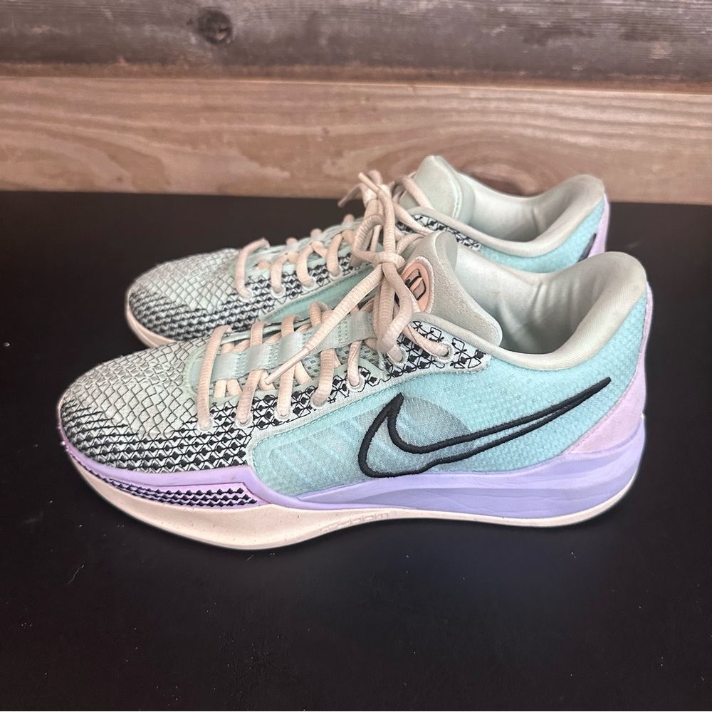 Nike Sabrina 1 Basketball Shoes Women's Sz 8 Brooklyn's Finest Mint Purple Pink - Picture 2 of 11